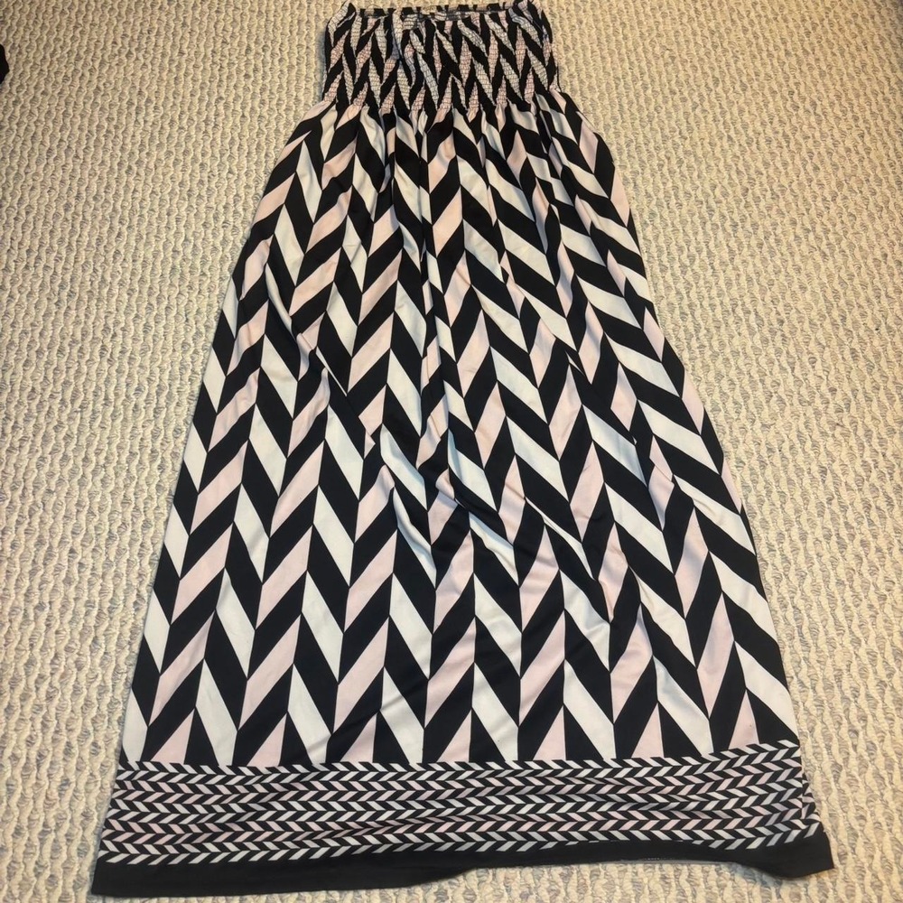 Strapless maxi beach dress size XL